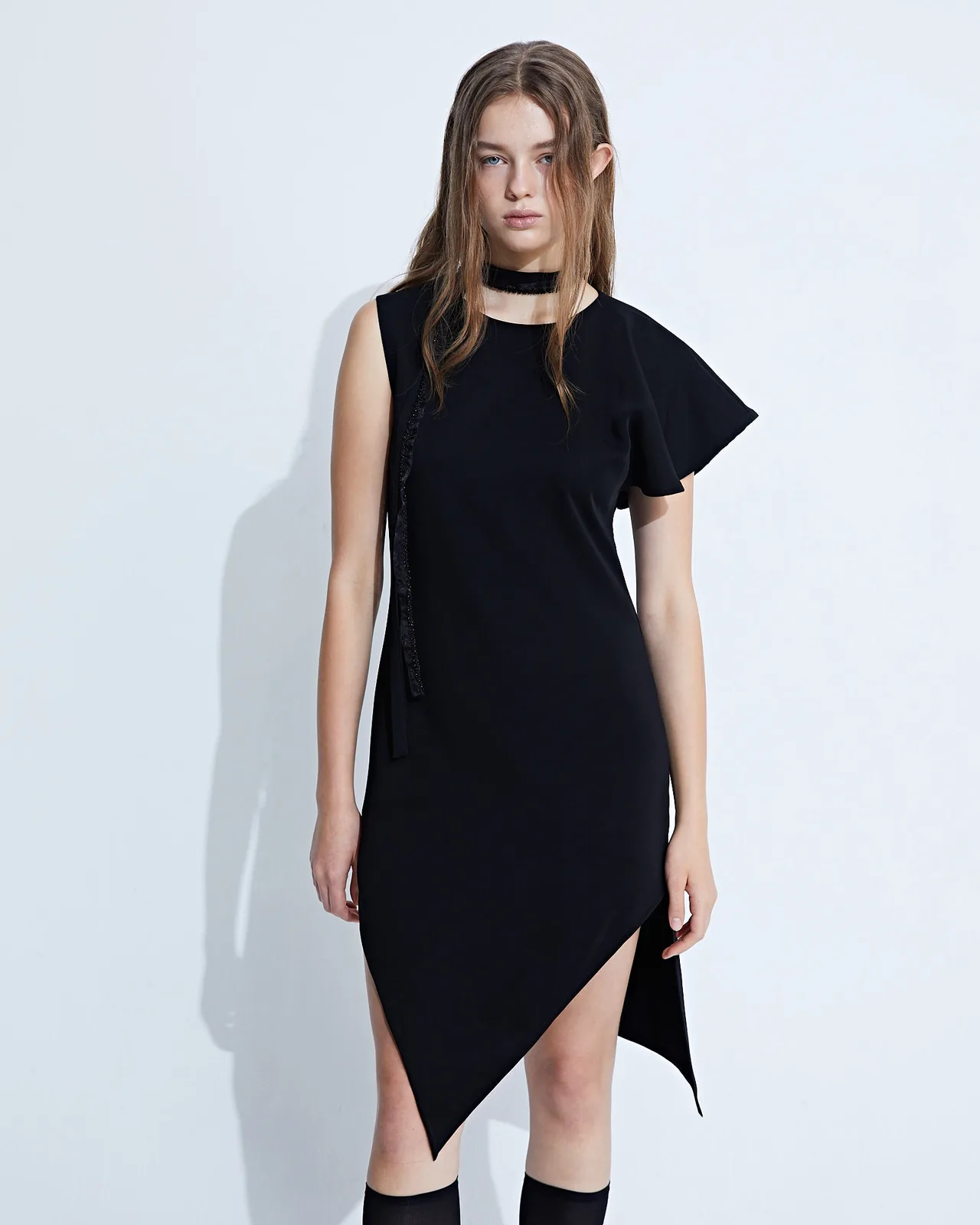 Asymmetric ham Dress