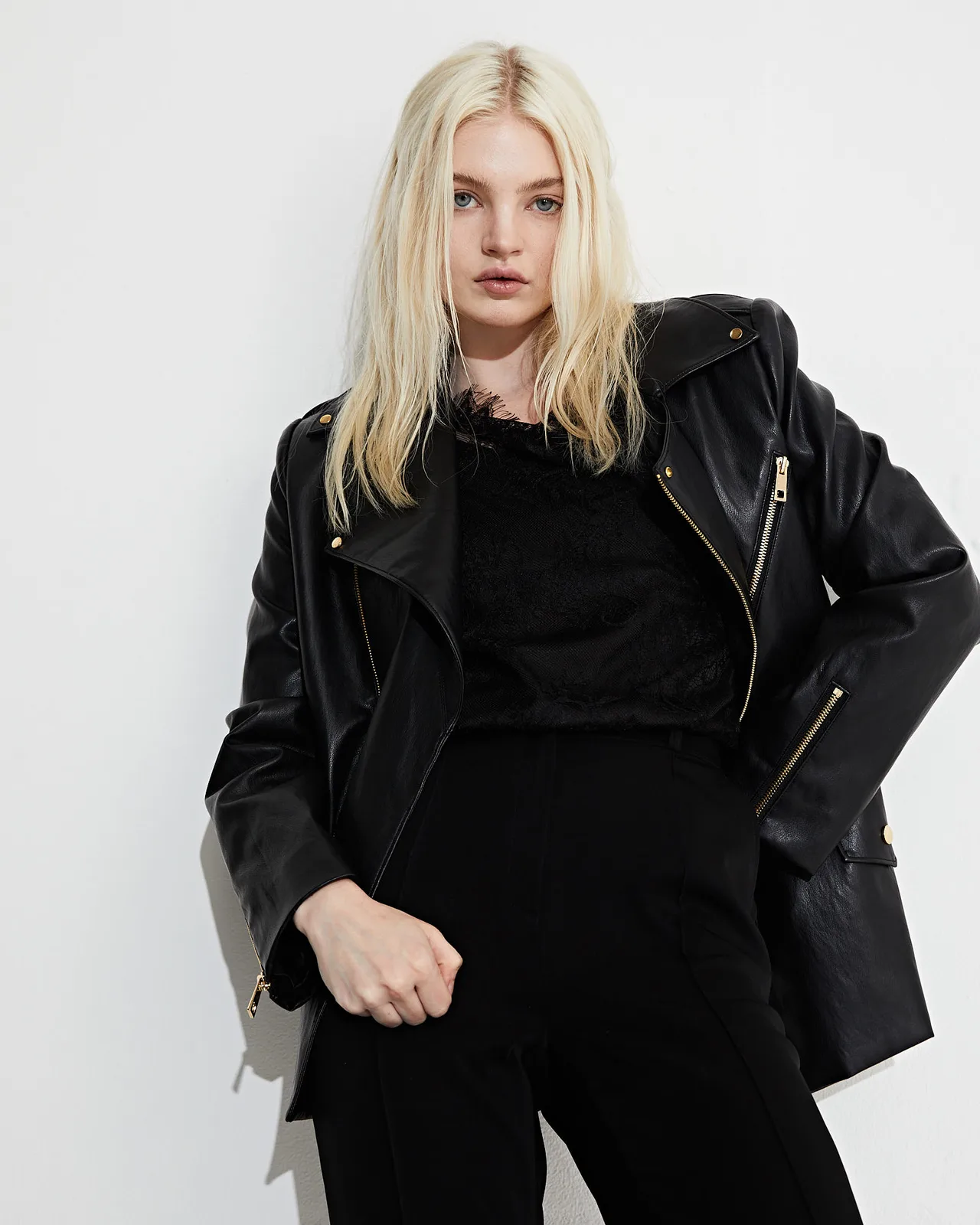 Embellished Biker Jaket