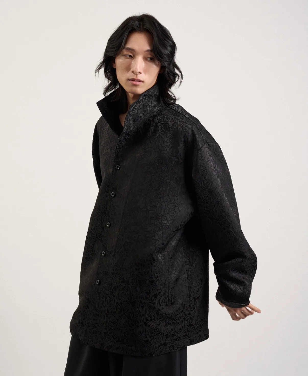 Over Sized Jacquard Shirt