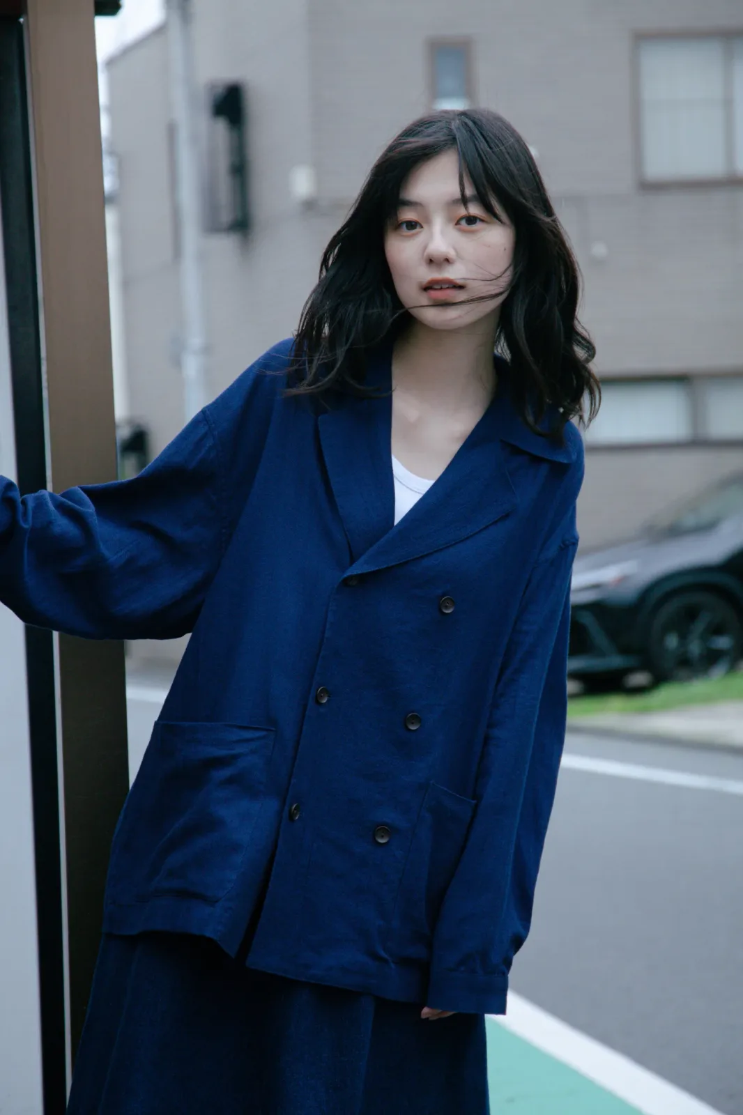 유니섹스 면 워크자켓