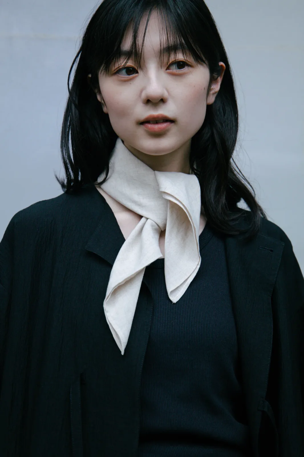 유니섹스 내추럴 린넨 스카프