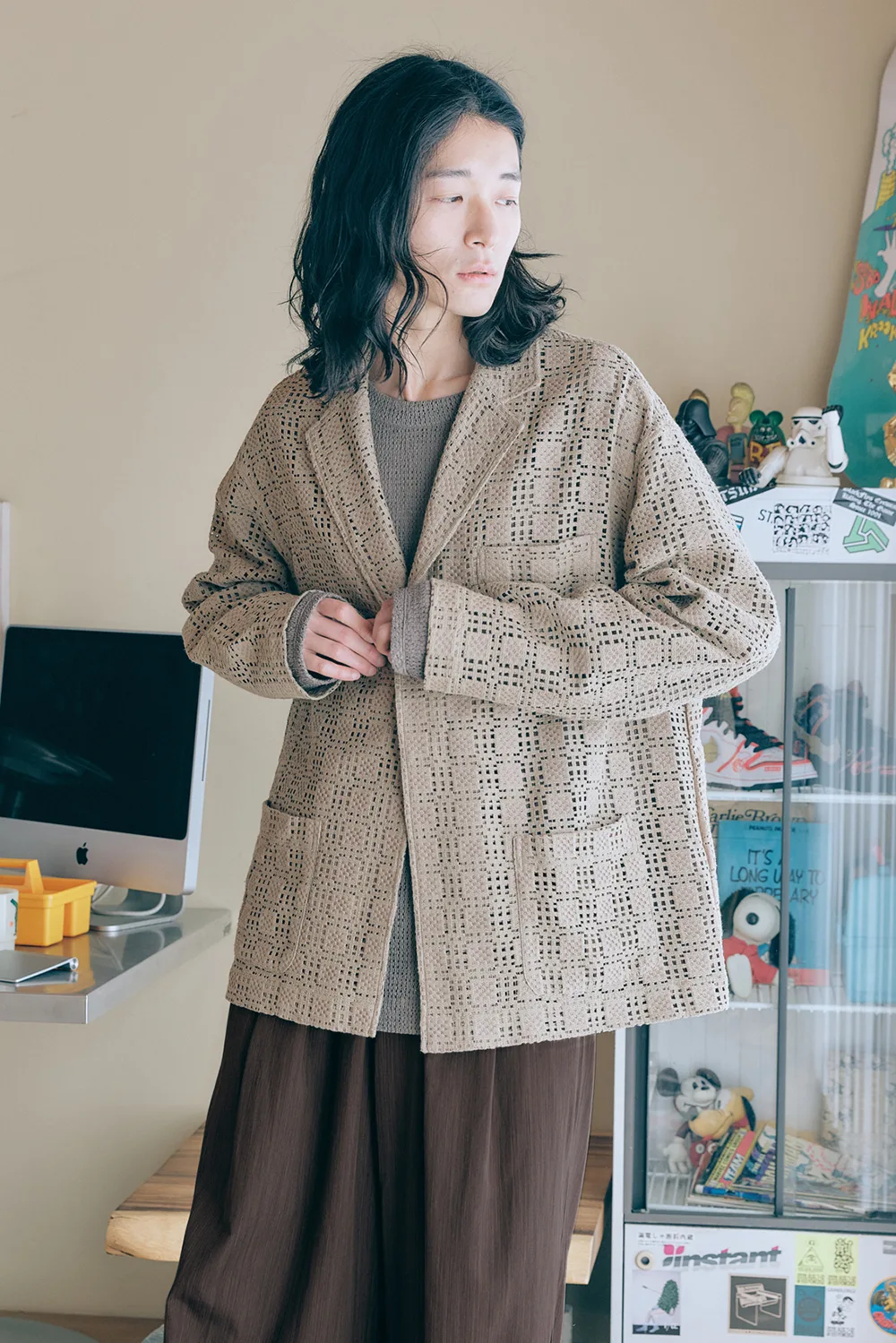 unisex crochet jacket