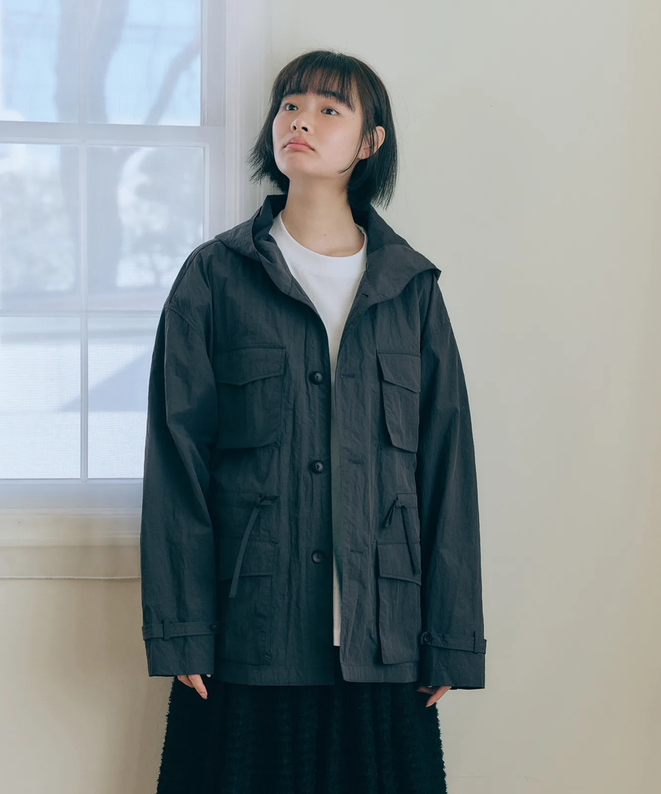 unisex washed hunting jacket